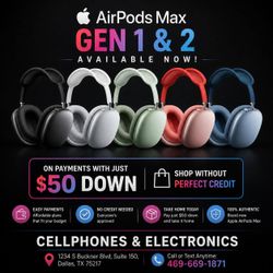 Apple Airpods Max Gen 1 & Gen 2 available on payments with just $79 down