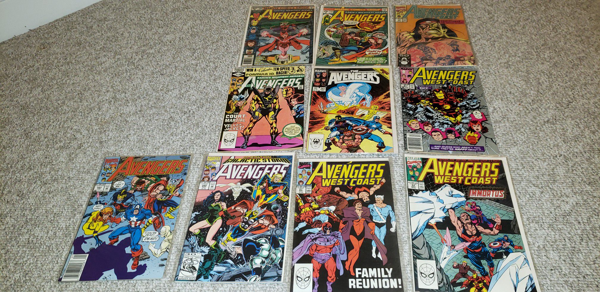 Avengers vintage comics