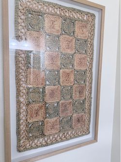 Textured wall art