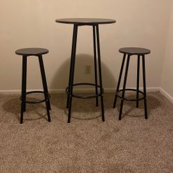 Table and 2 Stools 