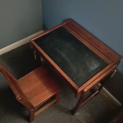 Children's Chalkboard Desk & Chair 