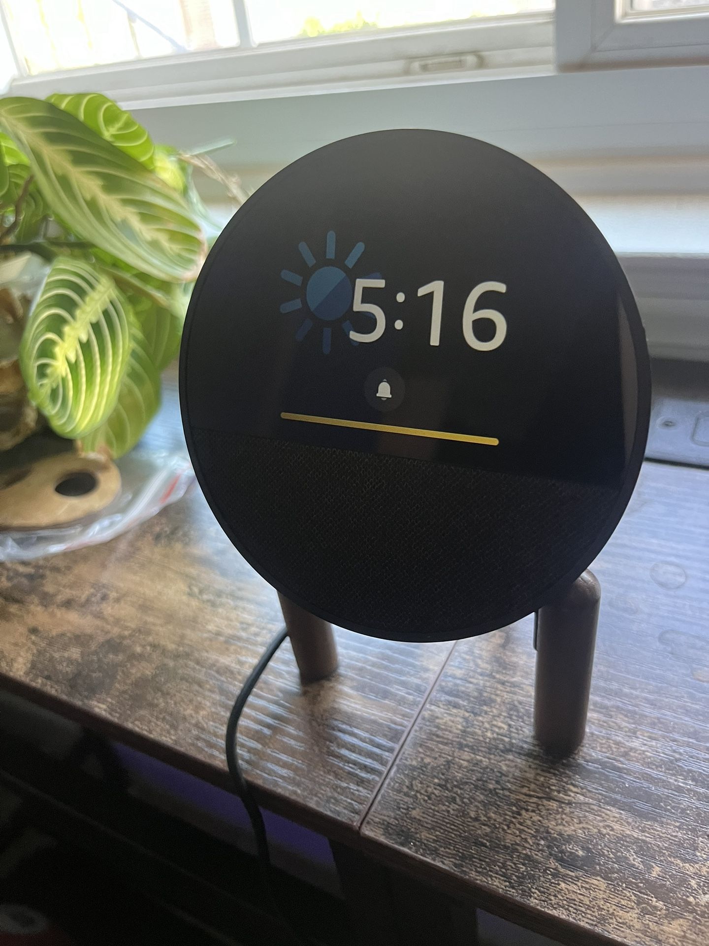 Amazon Echo Spot BV84J9 Black 2.8" Touchscreen Bluetooth Alexa Smart Speaker