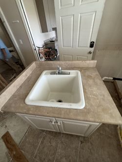 Laundry Sink With Cabinet