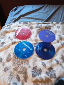 3 dvds movies and 1 music cd for sale