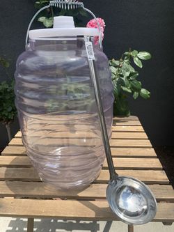 Vitro lero de cinco galones de plástico para aguas frescas