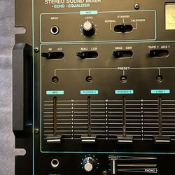 Radio Shack Audio Mixer with Echo Sound Effects