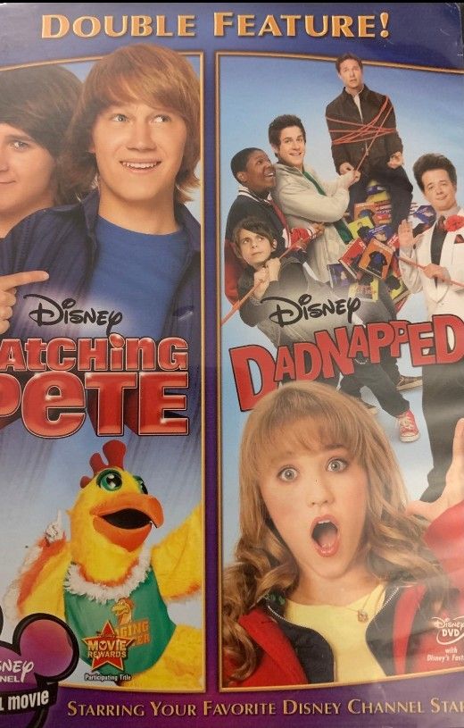 Disney’s HATCHING PETE/DADNAPPED Double Feature (DVD) Emily Osment!