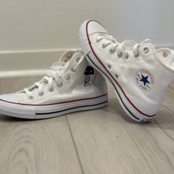 Brand New All White Converse Chuck Taylor High Top 