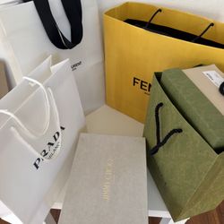 Luxury packaging set – Gucci / Fendi / Saint Laurent / Prada / Jimmy Choo