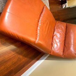 Leather Chaise