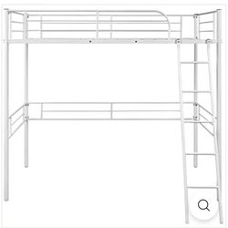 Loft Bed White Twin Size 