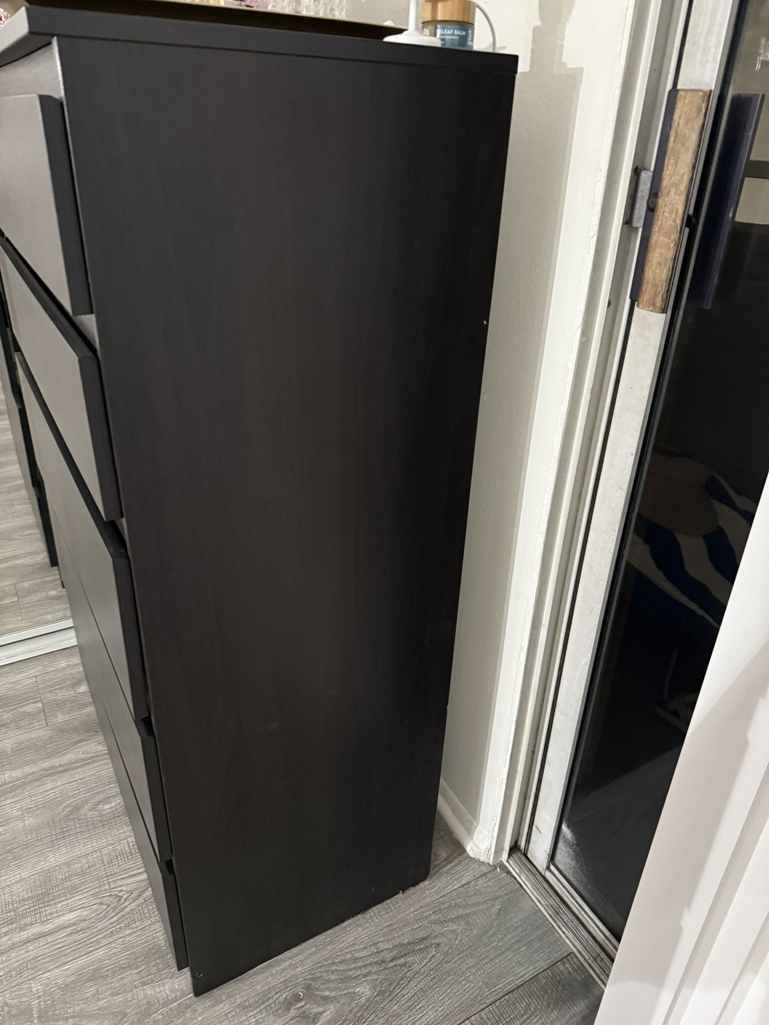 IKEA DRESSER BLACK 