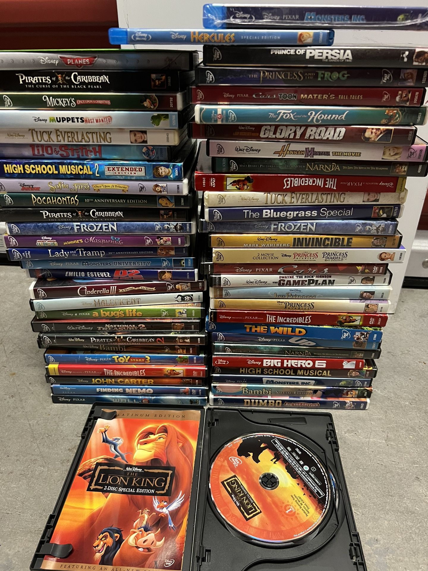 56 Disney DVD And Blu-ray Discs for Sale in Virginia Beach, VA