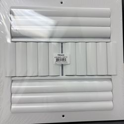 White Air Vent Cover 4 Way 10x10