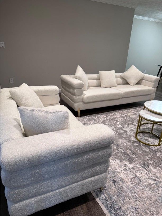 Sofa and loveseat for sale. Ask for price.