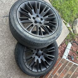 20in Chrysler brand wheels and tires