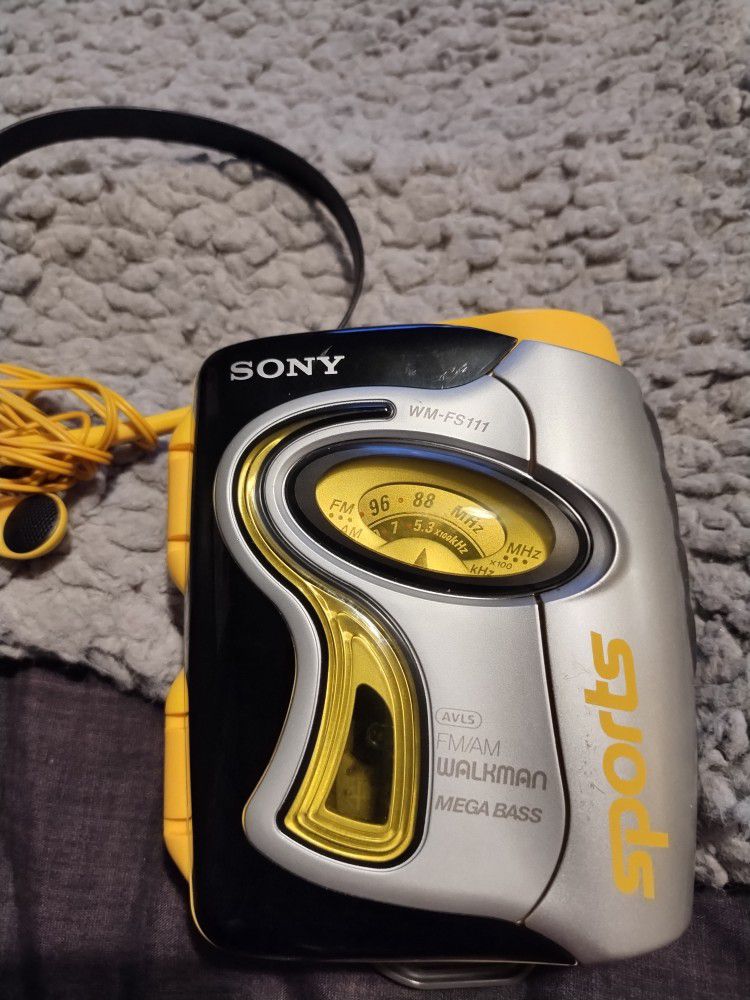 Sony Walkman Sport  Cassette Player 