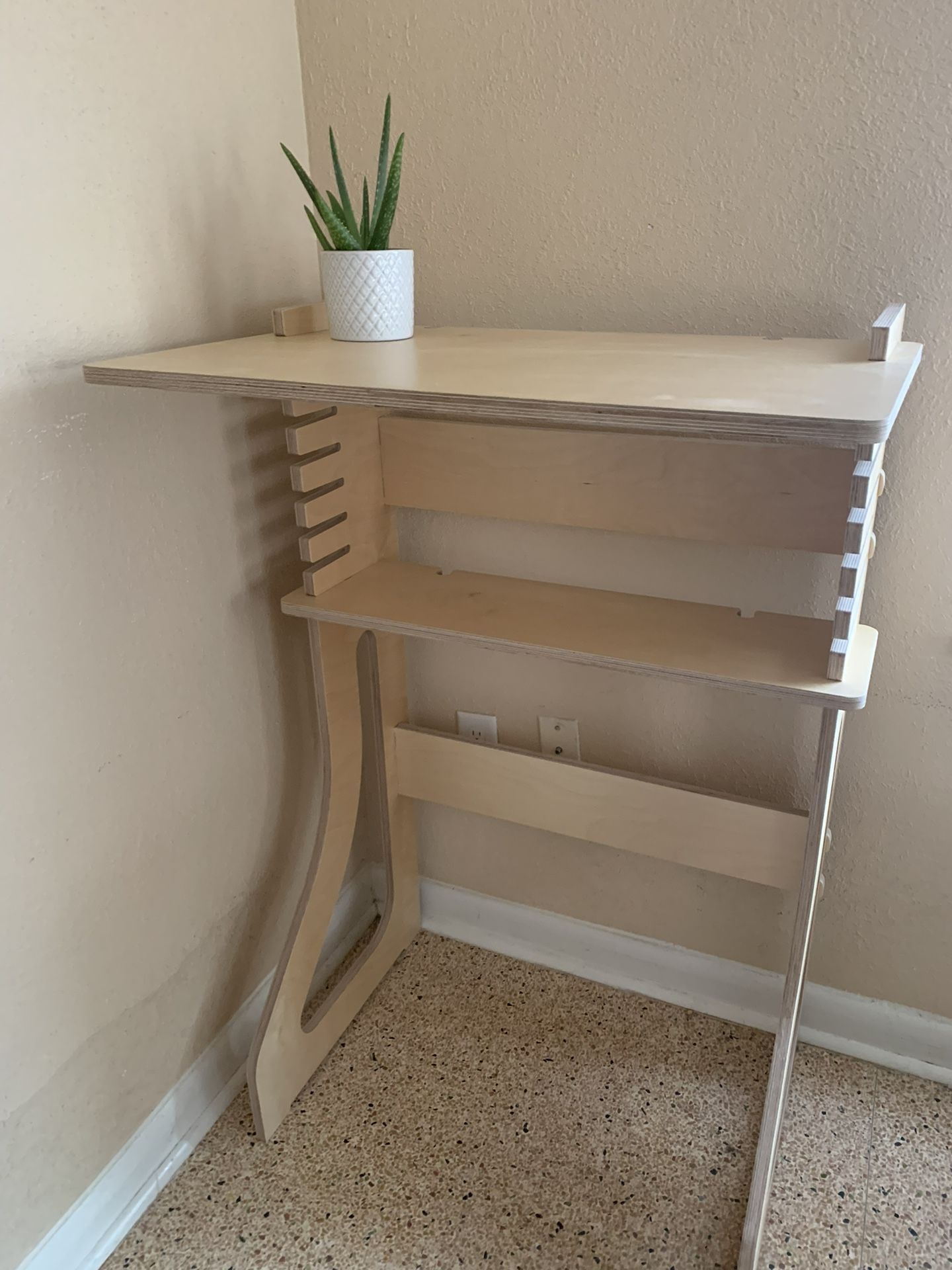 Adjustable Standing Desk - Real Wood