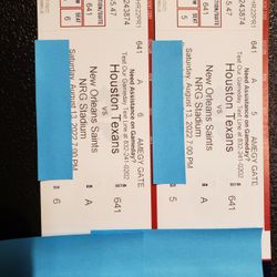 Texans Tickets For Saints