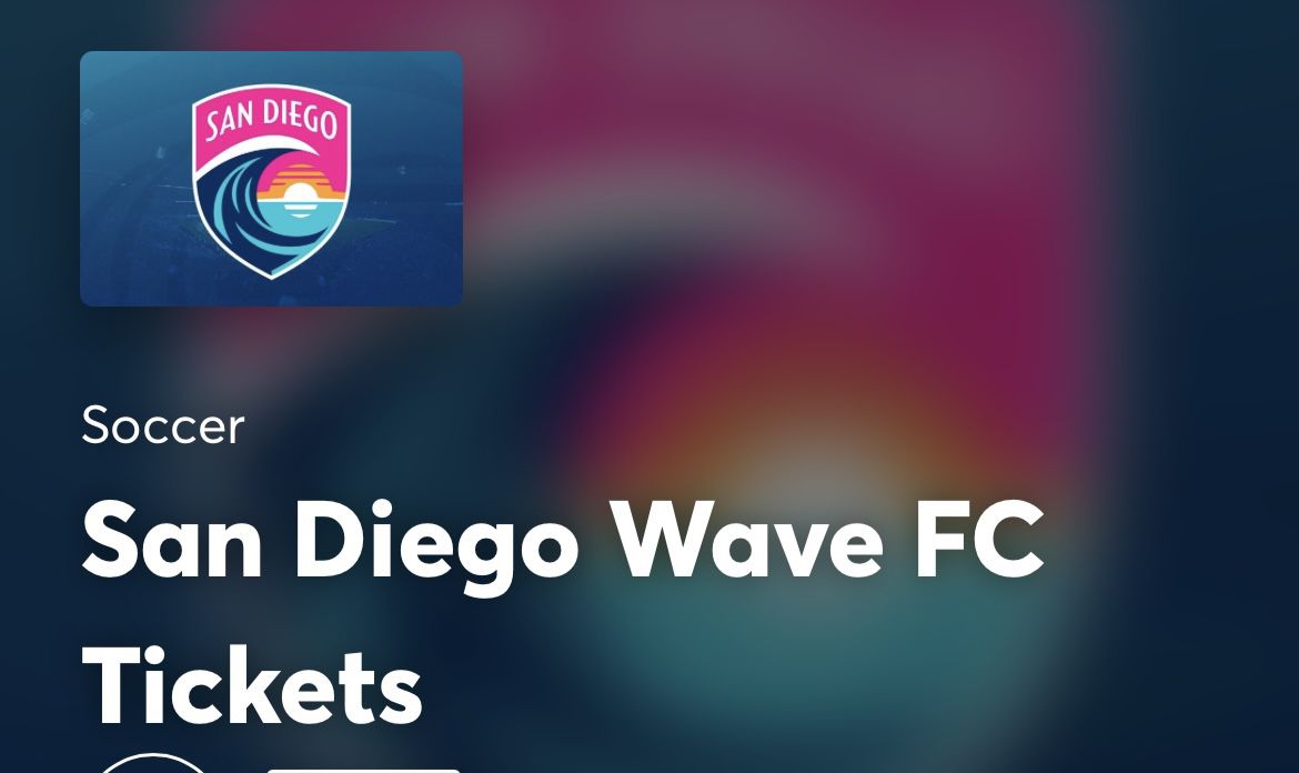 San Diego Wave (2 Tickets Available)
