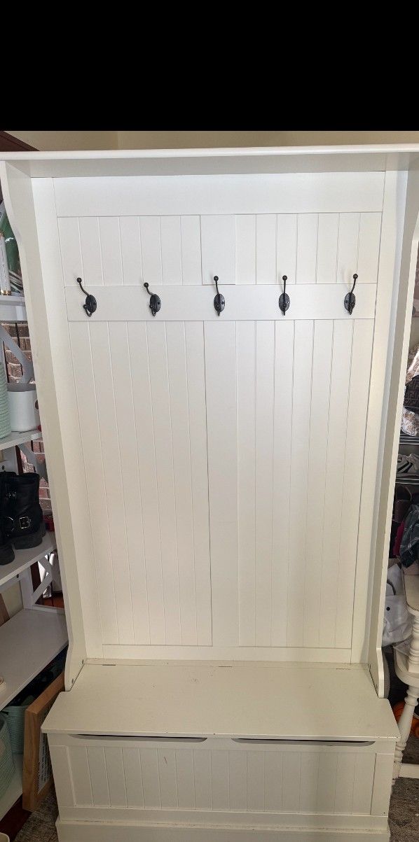 Hall Tree with Storage Bench