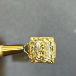14KT GOLD CASTLE RING