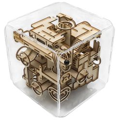 Intrism - 3D Wooden Puzzle & Marble Maze for Teens & Adults - Classic Fun Game