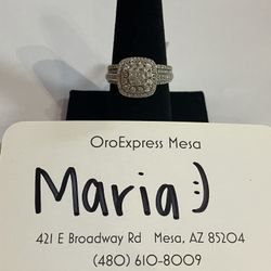 10k WG Engagement Ring #108407-1 MGC 