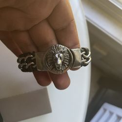 Mens Lion Head Bracelet 