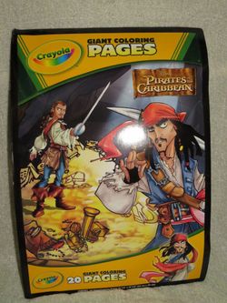 Disney Pirates Of The Caribbean Crayola Coloring Book
