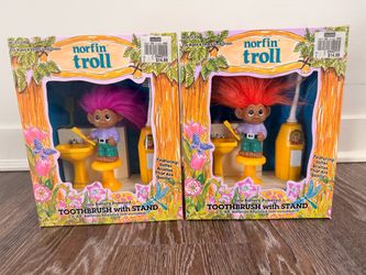 2 Norfin Troll Dolls Collectible