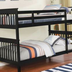 Twin over twin All Wooden Bunk bed