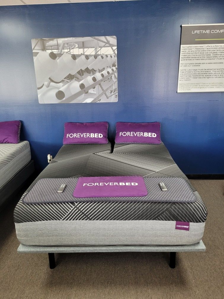 Hand Crafted American Made Bed And Adjustable Split King