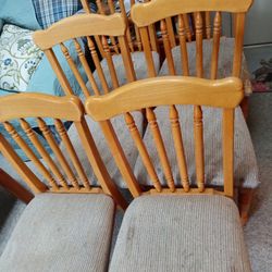 6  Chair Set  -Maple