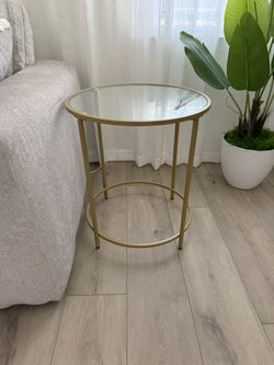 Gold Side Table