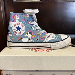 Girls Unicorn Converse - Size 13