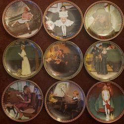 9 Norman Rockwell 🍽 Plates/New