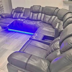 Sofa Seccional Reclinable 