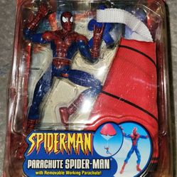 SPIDERMAN PARACHUTE ACTION FIGURE 