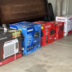 CRAFTSMAN, KOBALT, SHOPVAC, LG