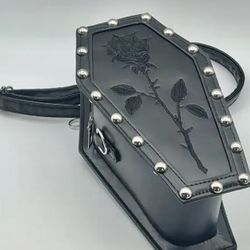 Coffin Themed Crossbody Bag