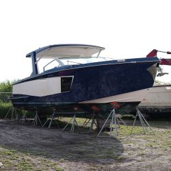 2022 Aviara Av40 Outboards STORM DAMAGE