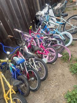 FREE!! Lot of Used Kids and Adult Bicycles