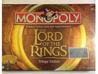 LORD OF THE RINGS MONOPOLY