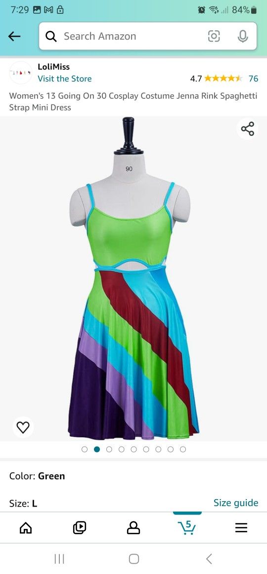 Party dress 13 going on 30 sizes Small/medium