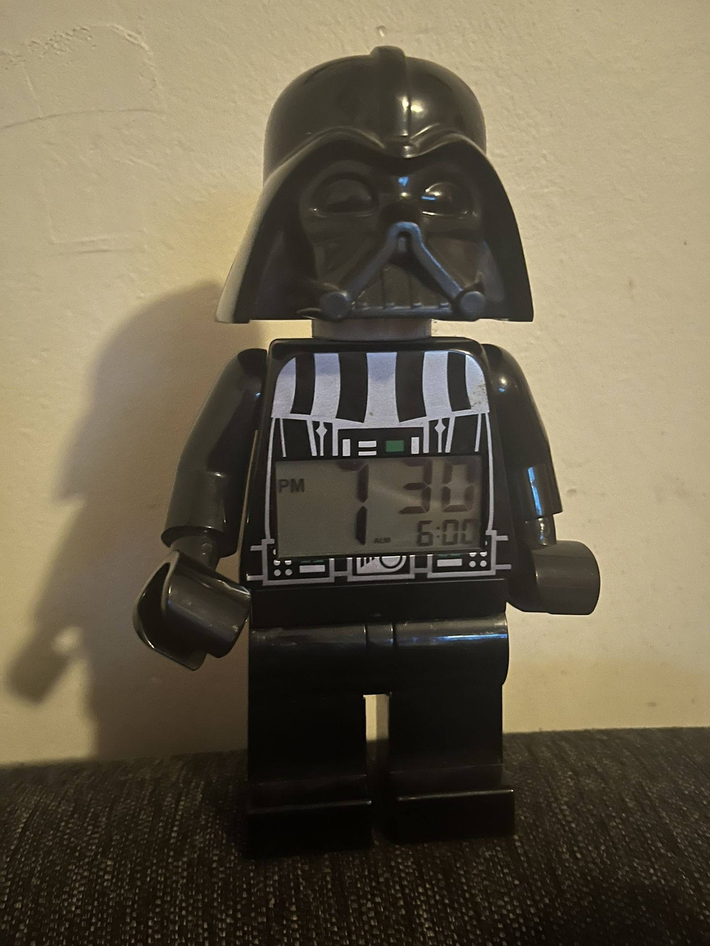 LEGO Star Wars Darth Vader Alarm Clock Red Light for Sale in