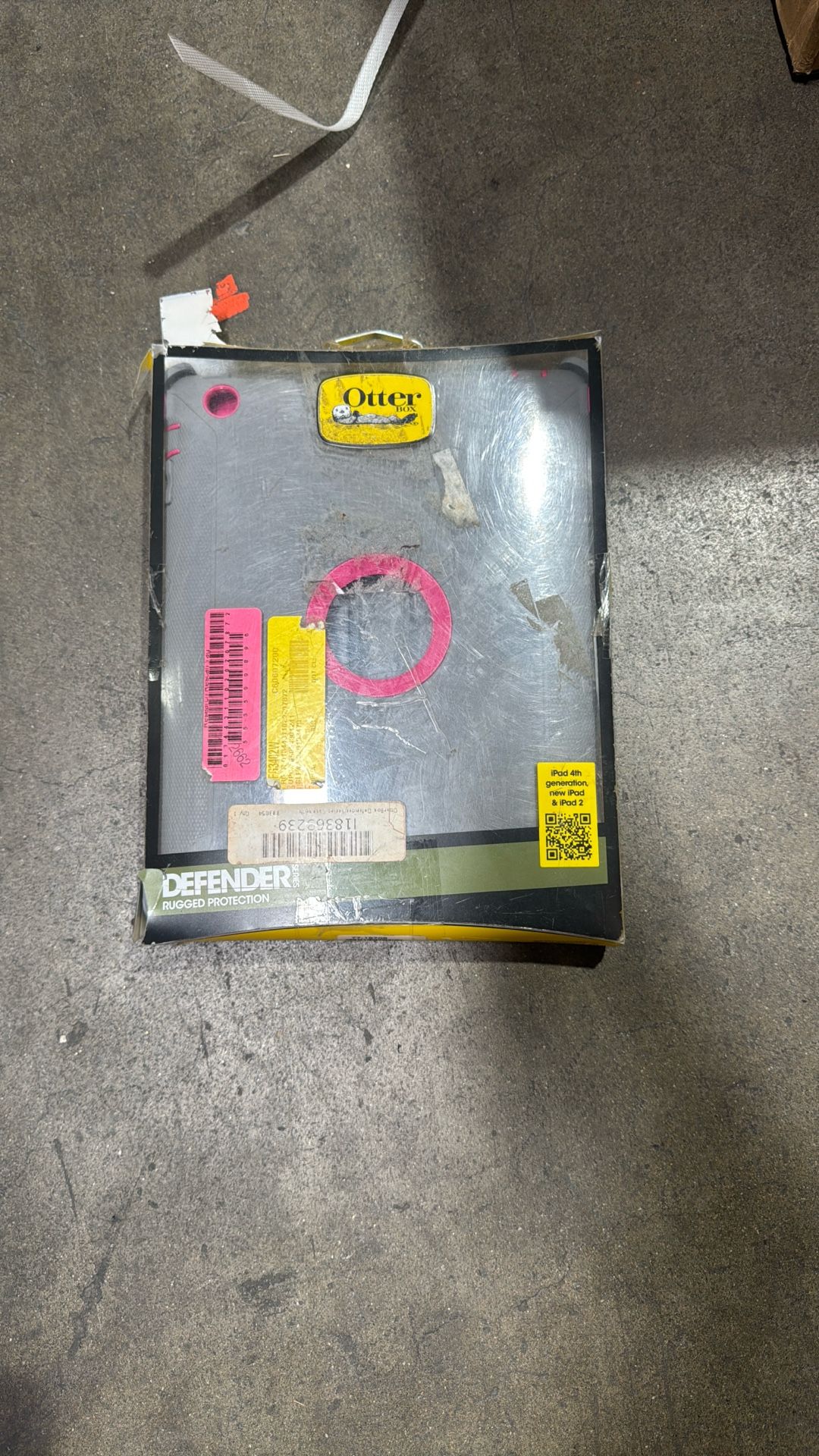 OtterBox Defender Series Case Apple iPad 4th Gen- New iPad & iPad 2 Gray/Pink