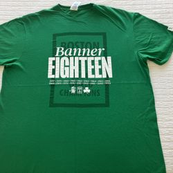 XL Boston Celtics Banner Eighteen T-shirt