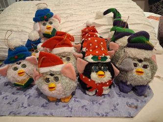 Vintage Plush Furby Ornament