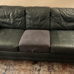 2 Leather Couches For Sale